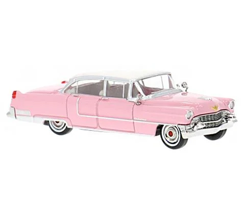 1955 Cadillac Fleetwood in Pink and White - BREKINA