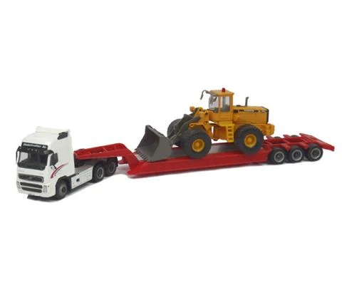 Volvo FH12 with Lowboy and Volvo L150C Wheel Loader - CARARAMA