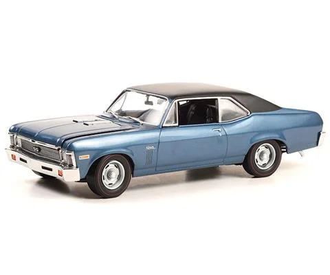 1969 Chevrolet Nova in Blue with Black Vinyl Top - GMP