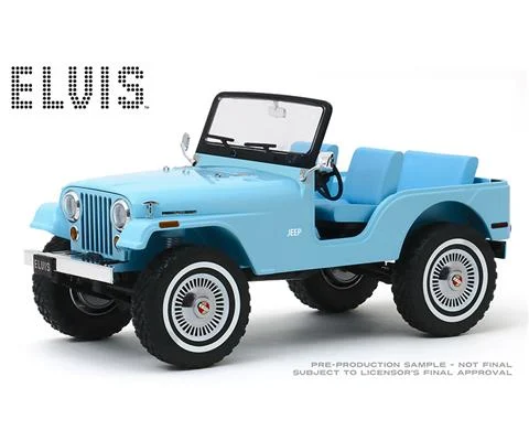 Elvis Presleys Jeep CJ-5 in Sierra Blue - Elvis Presley Collection 1935-77
