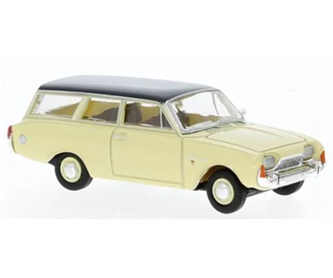 1964 Ford Taunus P3 Turnier in Beige with Dark Grey Roof - BREKINA
