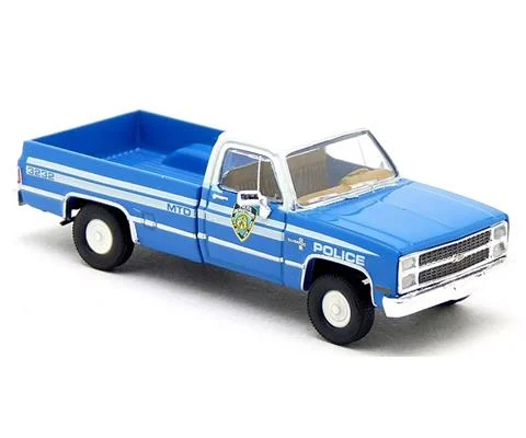 NYPD -1981 Chevrolet C 20 Pickup in Blue and White