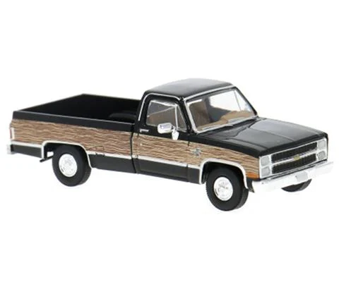 1982 Chevrolet C-10 Pickup in Black with Wood Paneling
