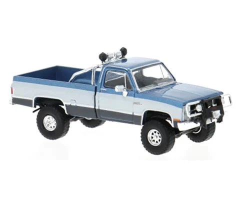 1982 GMC Sierra Grande Pickup in Metallic Blue and White - BREKINA