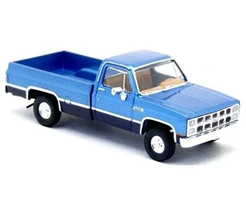 1981 GMC Sierra Grande Pickup in Metallic Light Blue and Dark Blue - BREKINA