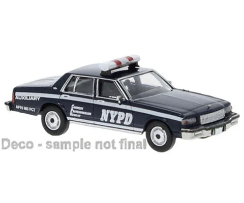 New York City Auxiliary Police -1987 Chevrolet Caprice in Dark Blue