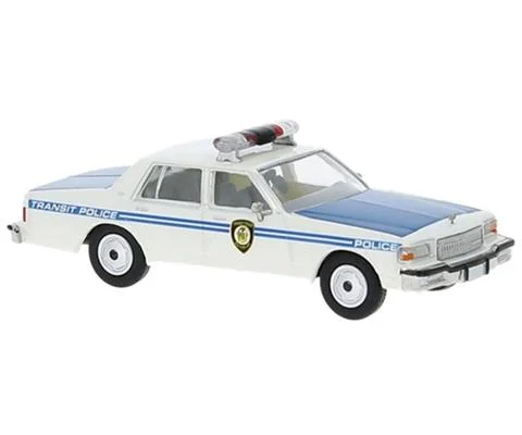 New York City Transit Police NYPD - 1987 Chevrolet Caprice in White and Blue