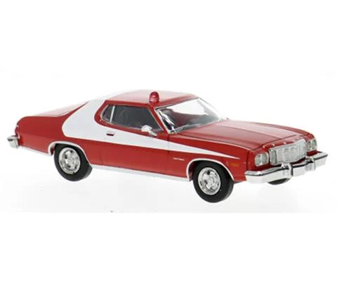 1976 Ford Gran Torino in Red and White - BREKINA