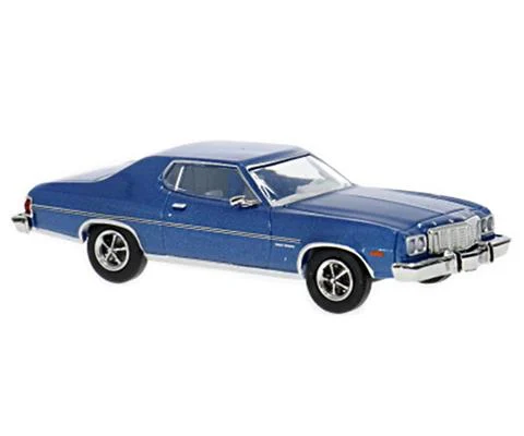 1976 Ford Gran Torino Coupe in Metallic Blue - BREKINA