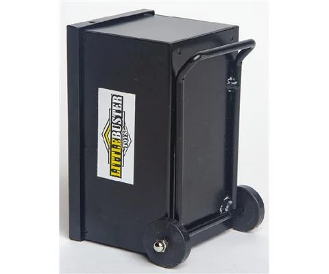 Show Box Upright With Dolly in Black - SUPER DURABLE