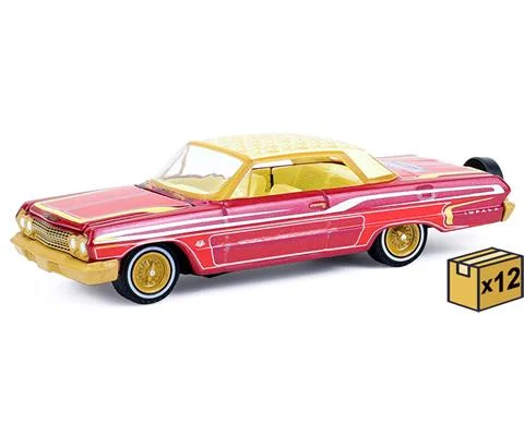 1963 Chevrolet Impala Lowrider in Red and Gold- Michael Heralda Special Edition