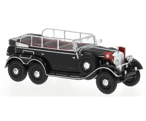 1938 Mercedes G4 in Black - BREKINA