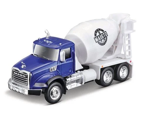 Mack Cement Mixer in Blue with Maisto City Services Graphics