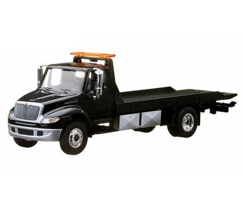 2013 International Durastar 4400 Flatbed Truck in Black - GREENLIGHT
