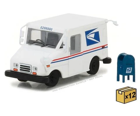 USPS - Long-Life Postal Delivery Vehicle LLV with Mailbox