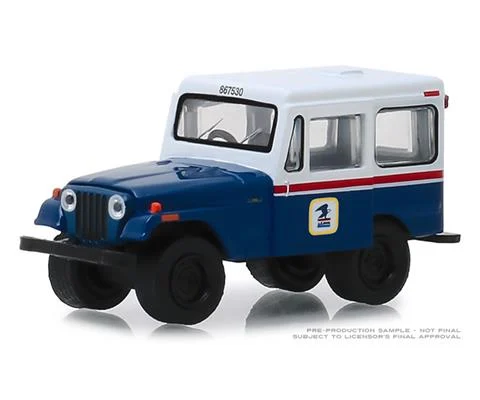 United States Postal Service - 1971 Jeep DJ-5 in Blue with White Roof