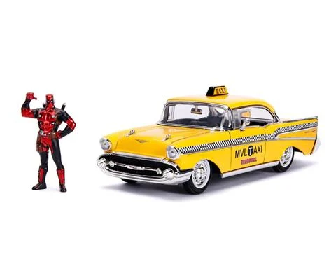 Deadpool Taxi With Deadpool Figure - JADA TOYS