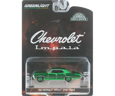 1967 Chevrolet Impala Sport Sedan in Green Chrome - GREENLIGHT