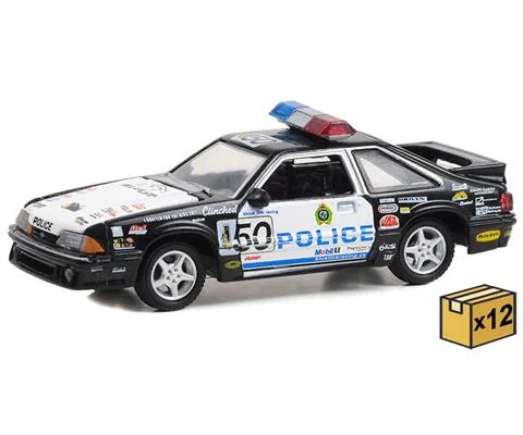 Edmonton Police Edmonton Alberta Canada - Blue Line Racing 25 Years - 1993 Ford Mustang LX