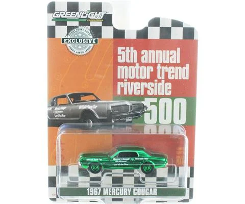 Riverside 500 Official Pace Car - 1967 Mercury Cougar in Chrome Green - Motor Trend Magazine Car of the Year
