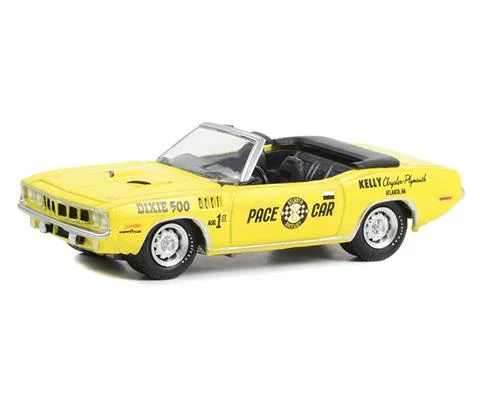 Dixie 500 Pace Car - Kelly Chrysler Plymouth Atlanta Georgia - 1971 Plymouth Barracuda Convertible