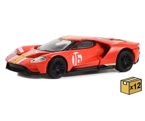 Alan Mann #16 Heritage Edition - 1966 Ford AM GT-1 Prototype Tribute - 2022 Ford GT - 12 Pieces in
