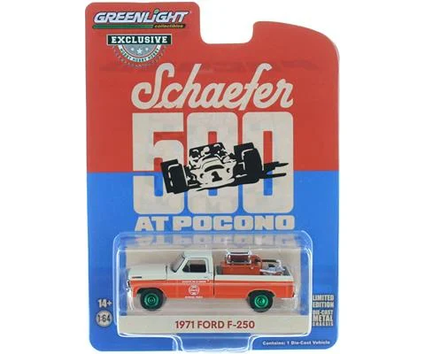 1971 Schaefer 500 at Pocono Official Truck - 1971 Ford F-250 Pickup with Fire Equipment Hose and Tank