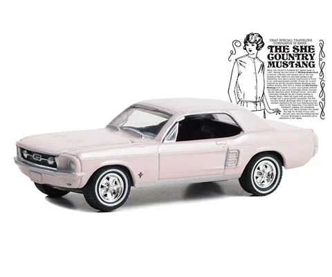1967 Ford Mustang Coupe in Bermuda Sand She Country Special - GREENLIGHT
