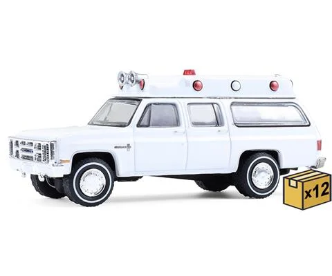 1983 Chevrolet Suburban K20 Custom Deluxe Ambulance in Plain White - Hobby Exclusive