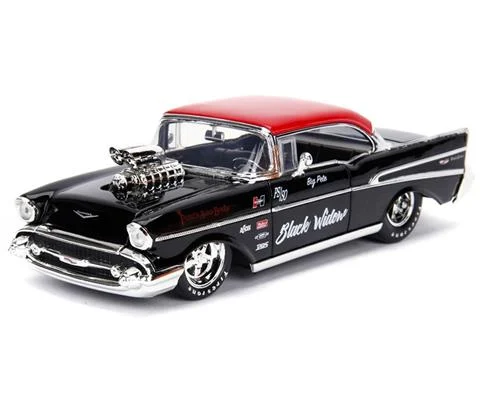 Black Widow / Big Pete - 1957 Chevrolet Bel Air in Black with Red Roof
