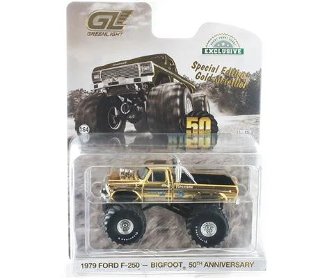 Bigfoot #1 50th Anniversary - 1974 Ford F-250 Monster Truck in Chrome Gold