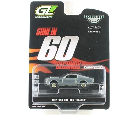 1967 Ford Mustang Eleanor in Raw Body Grey - GREENLIGHT