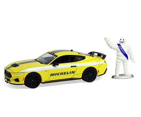 2024 Ford Mustang GT with Michelin Man Figure - GREENLIGHT