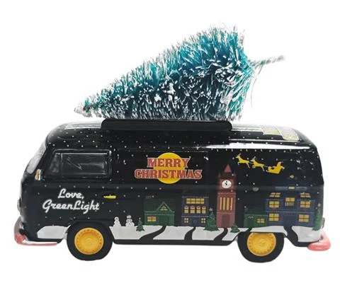 Volkswagen Type 2 Panel Van with Tree Accessory - GREENLIGHT