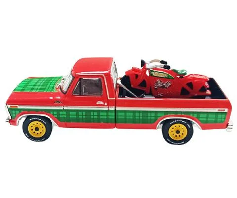 1978 Ford F-250 with Vintage Motorcycle