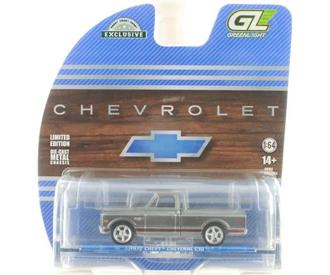 1972 Chevrolet Cheyenne C10 Short Bed Pickup Truck in Raw Body Grey - GREENLIGHT