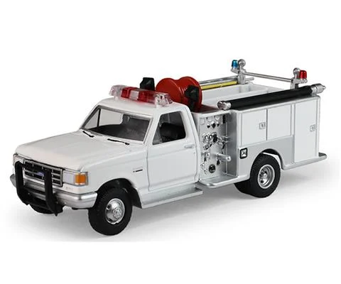 1988 Ford F-350 Mini Pumper Fire Truck - White