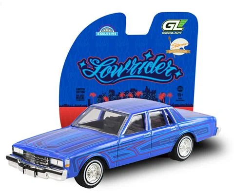1986 Chevrolet Caprice in Electric Blue Sergio Rocha Collaboration - GREENLIGHT