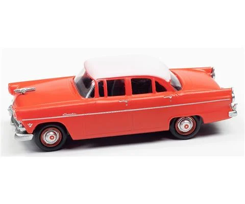 1955 Ford 4-Door Sedan in Torch Red