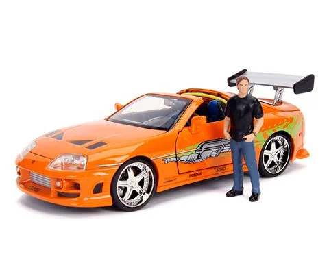 Brians Toyota Supra Model Kit with Brian Figure - JADA TOYS