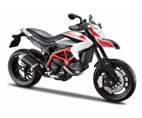 Ducati Hypermotard SP in White and Red - MAISTO