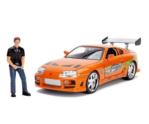 Toyota Supra with Brian Figure and Working Lights - Furious 7 2015