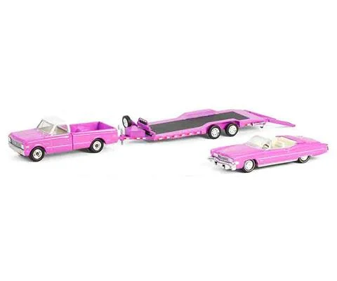 Clarence and Alabamas 1974 Cadillac Eldorado Convertible Top Down with 1972 Chevrolet C30 and Heavy Duty Car Hauler - True