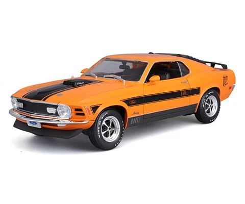 1970 Ford Mustang Mach 1 in Orange - MAISTO