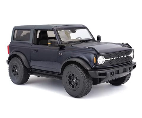 2021 Ford Bronco Wildtrak Two Door in Dark Blue Gray - MAISTO