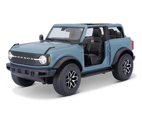 2021 Ford Bronco Badlands without Doors in Area 51 Blue - MAISTO