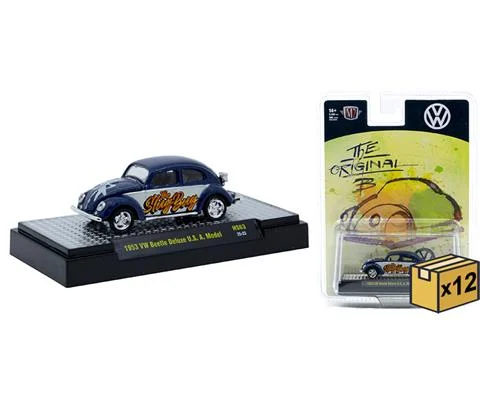 1953 Volkswagen Beetle Deluxe U S A Model - The Slug Bug - 12 Pieces in a Non-Returnable Case