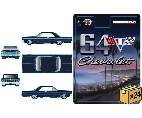 1964 Chevrolet Impala Hardtop in Black - 24-Piece Non-Returnable Master Case