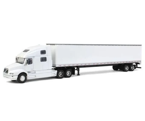 Volvo 770 with Sleeper Cab and 53 Trailer in Blank White with Double Rear Doors - SPECCAST