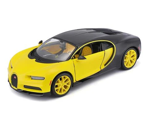 Bugatti Chiron in Yellow and Black - MAISTO